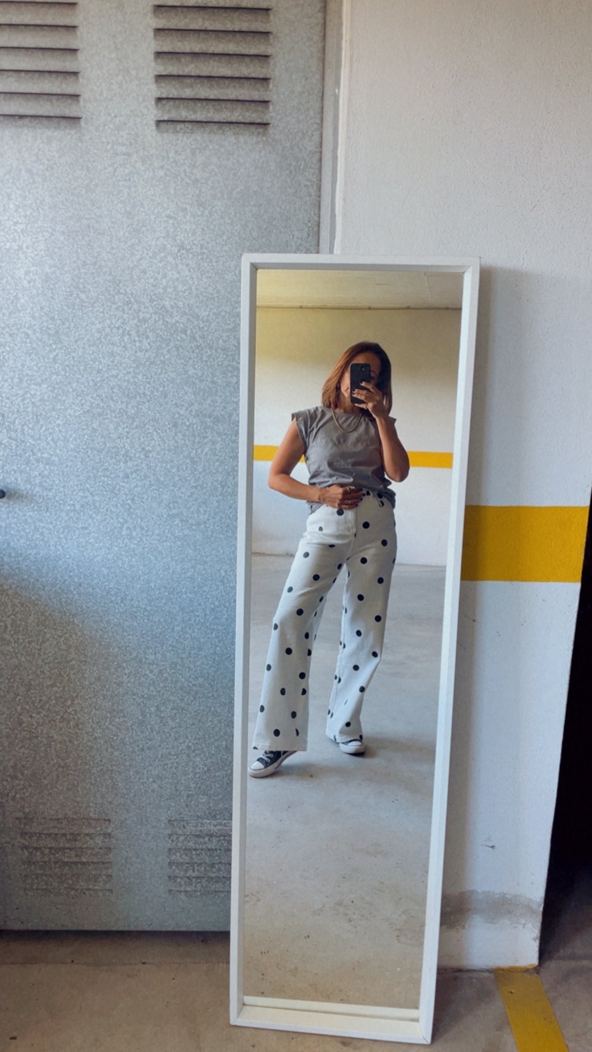 Calças polka dots